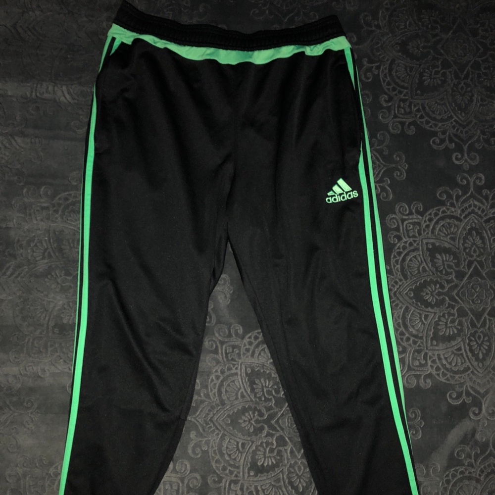 Adidas Climacool Men’s Jogger Pants XL BLK/GRN